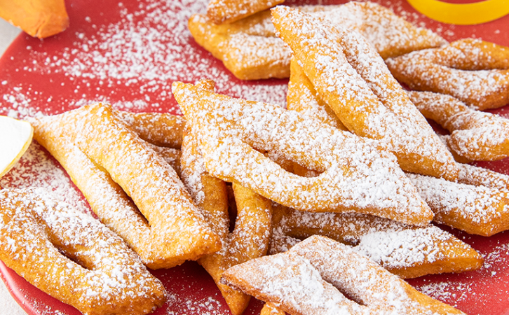 Pour le carnaval, beignets à la fleur d'oranger