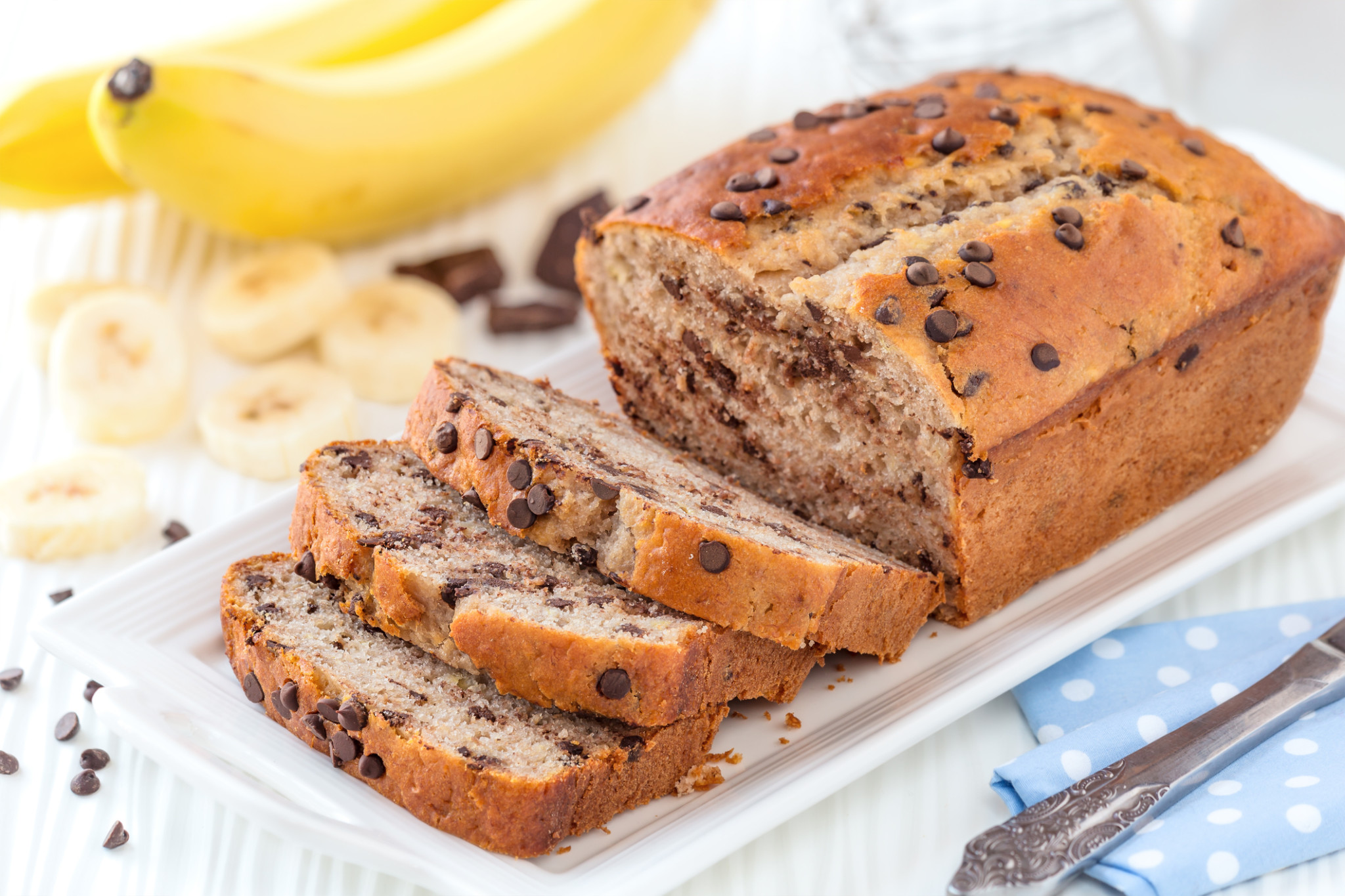 Le cake banane et chocolat | Les œufs Matines