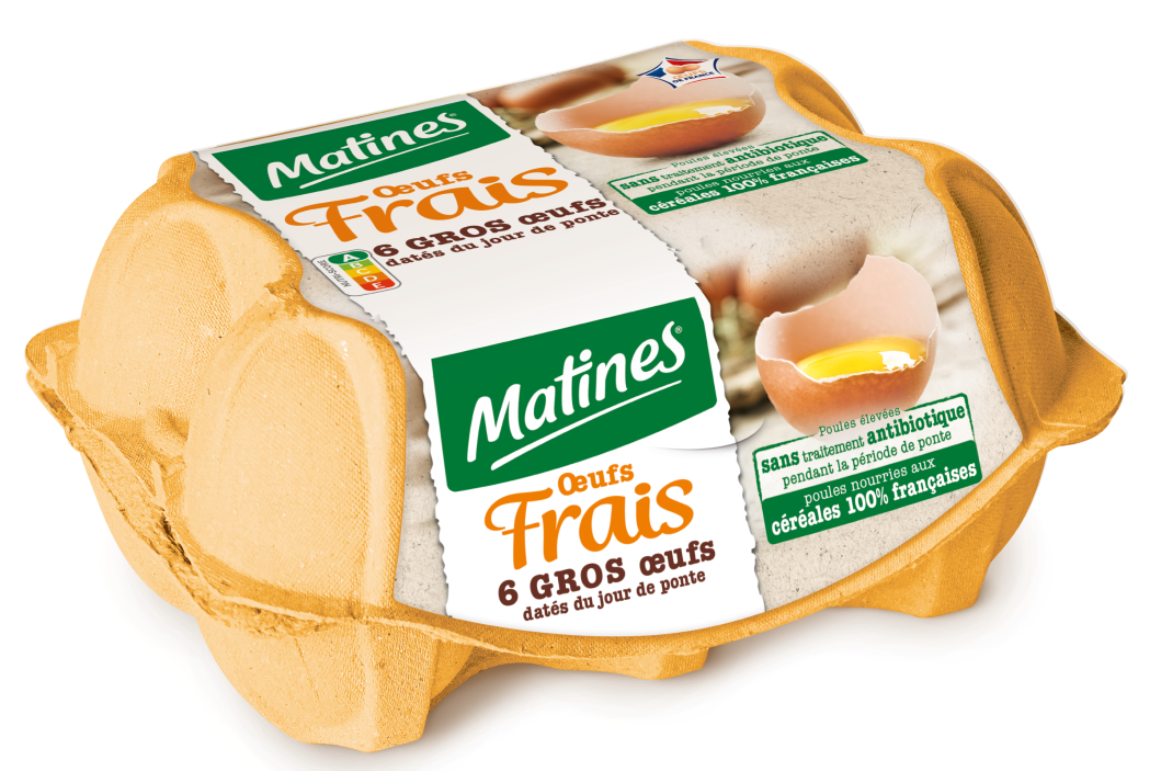 Les oeufs Frais  Les œufs Matines