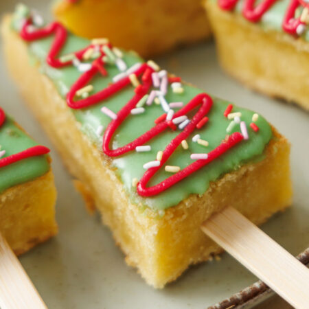 Gâteaux en forme de sapins - Recette de Noel