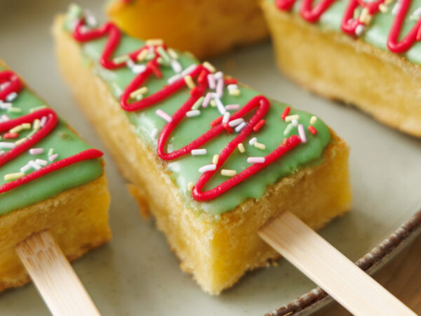 Gâteaux en forme de sapins - Recette de Noel